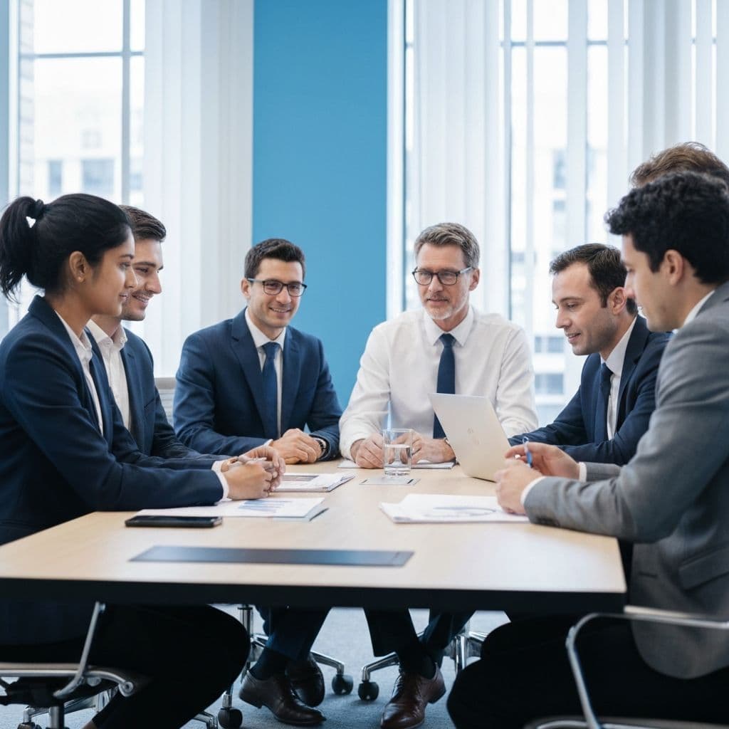 Pinackle HR Consultancy team in a meeting